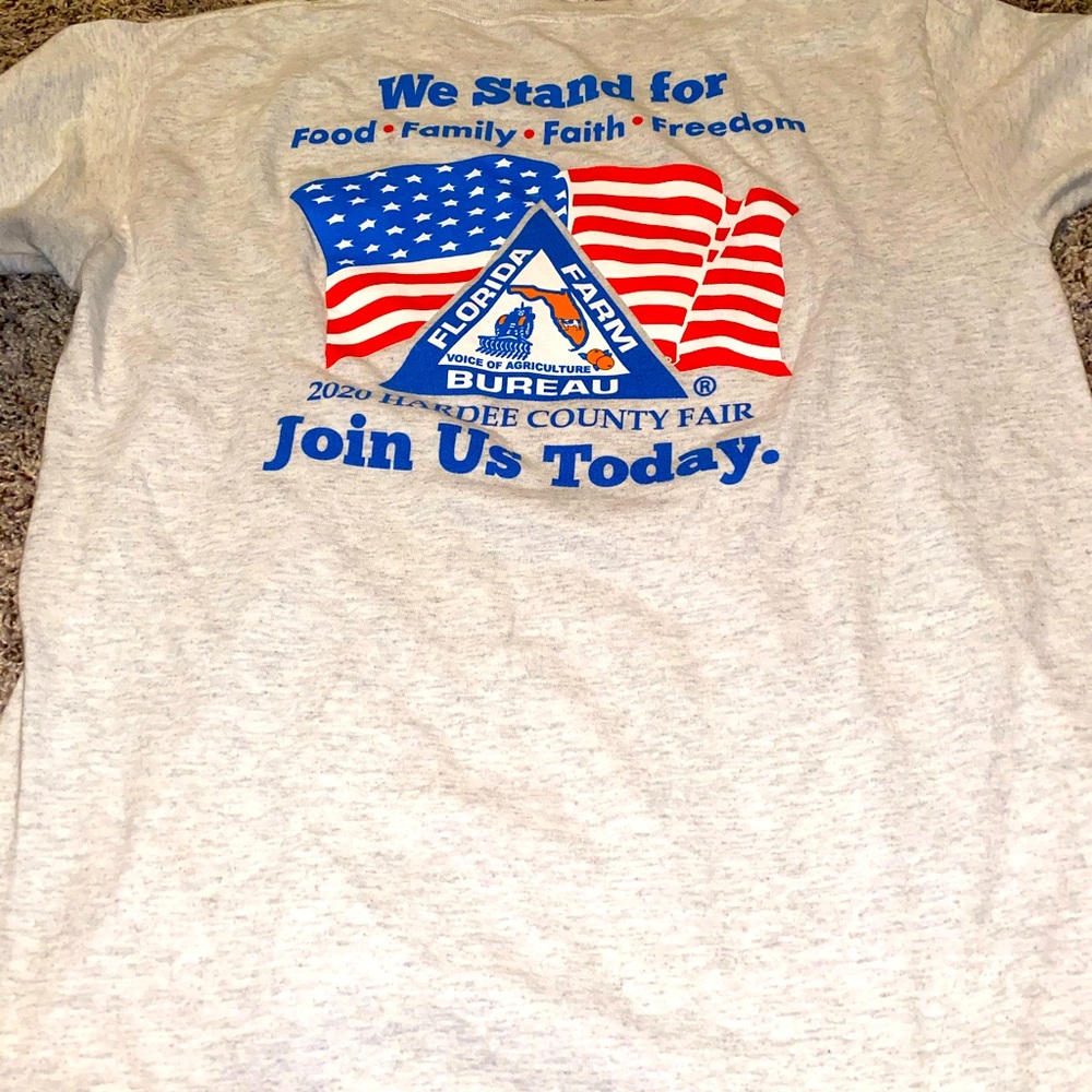 Farming T youth XL fits big aka Women’s S